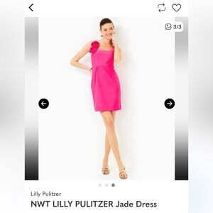 Lilly Pulitzer Fuchsia Jade Dress size 8 fuschia pink new with tags never worn